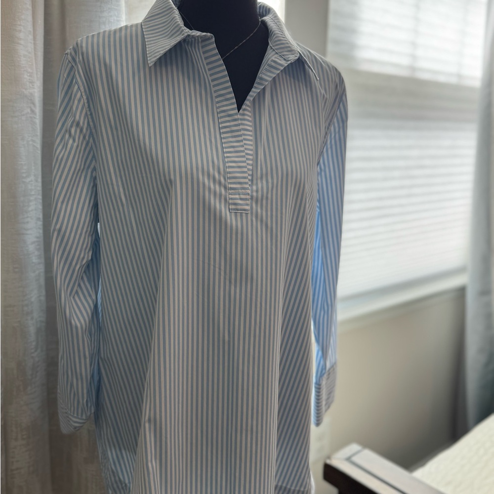 Vineyard Vines Blue Striped Shirt